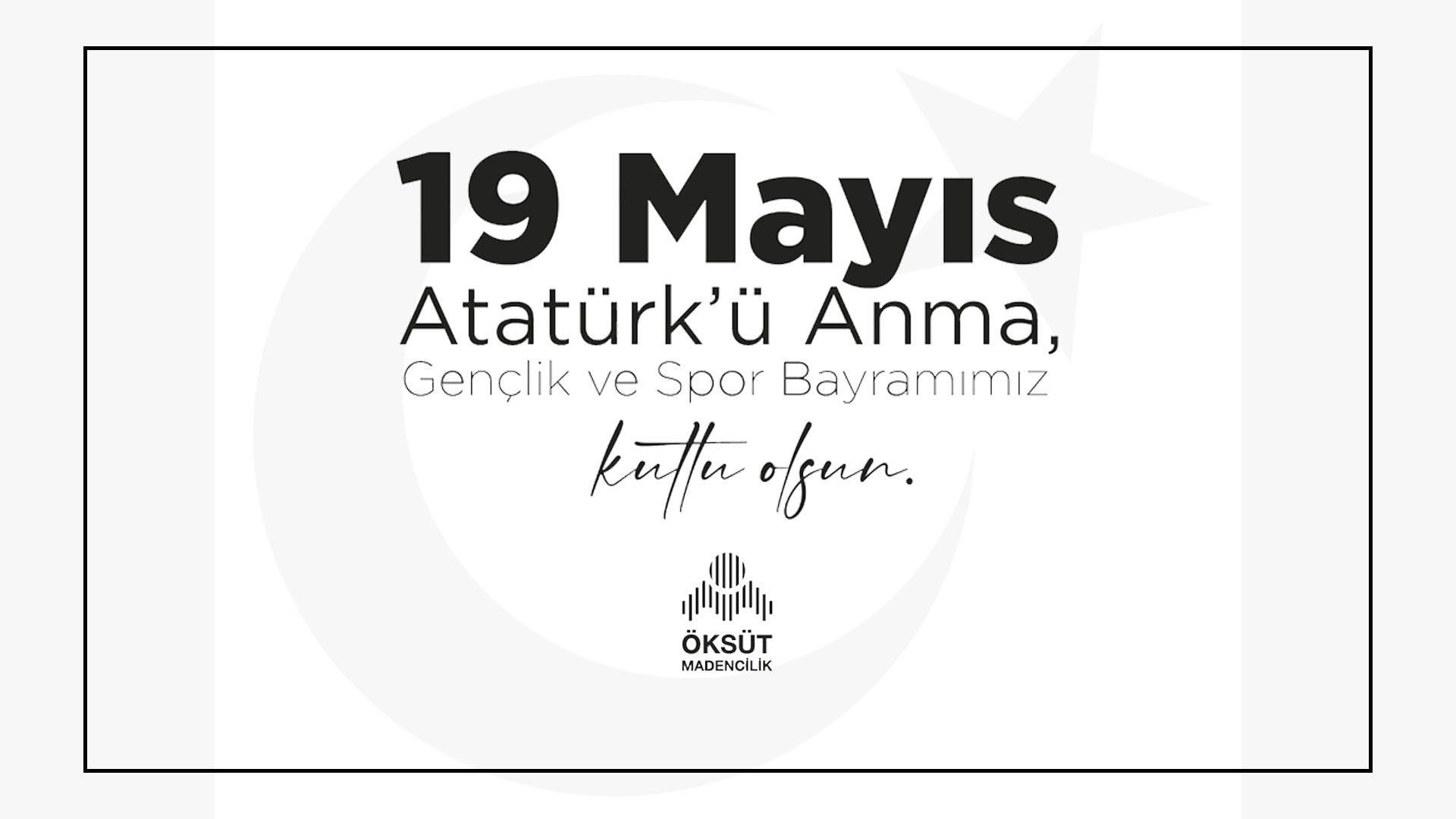 19 Mayıs Atatürk'ü anma Gençlik Ve Spor Bayramı 
