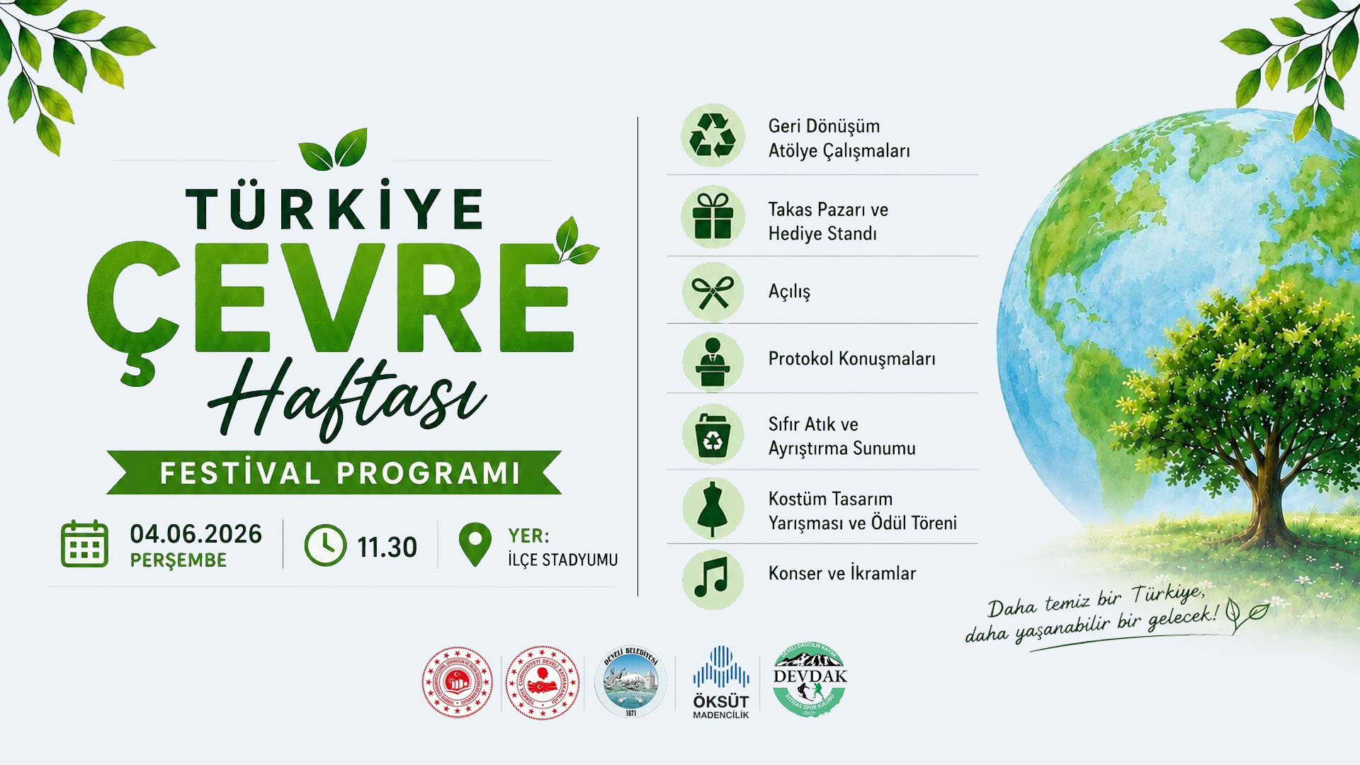 Türkiye Çevre Haftası Festival Programı