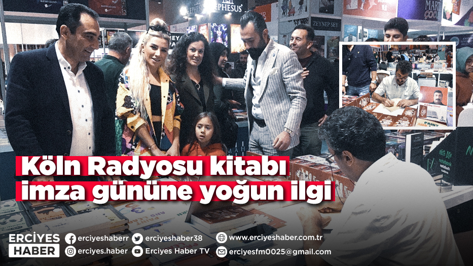Köln Radyosu kitabı imza gününe yoğun ilgi